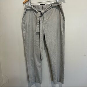 Banana Republic herringbone tie in front avery dress pant womens 12